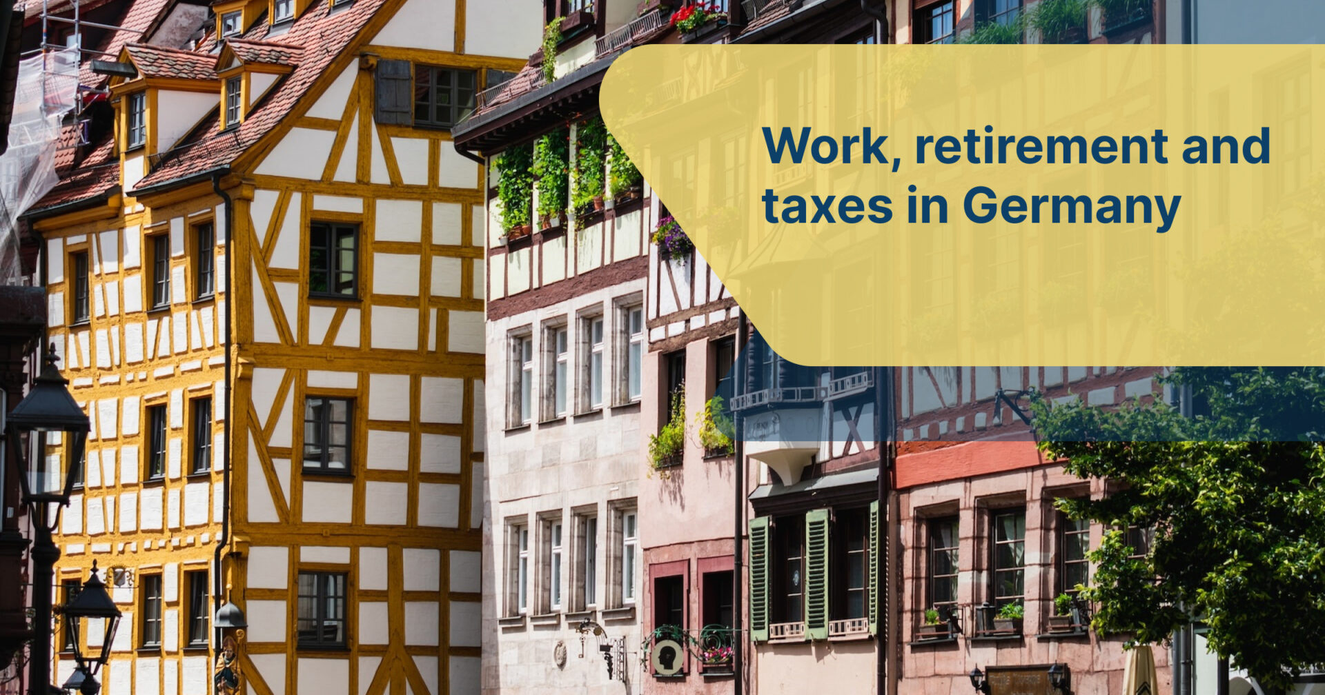 Work, Retirement and Taxes in Germany